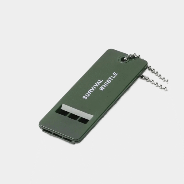 Sifflet à 3 fréquences à décibels élevés, sifflet de survie d'urgence en plein air pour le Camping, la randonnée, la chasse, équipement de sifflet de survie