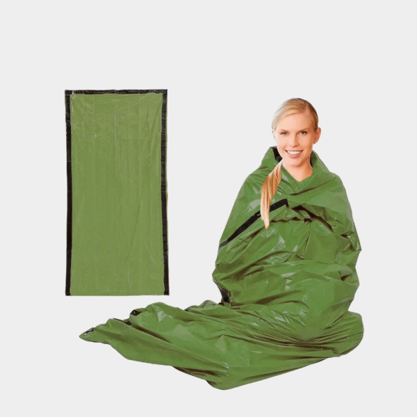 Sac de couchage de survie d'urgence Portable et étanche, équipement de Camping Edc en plein air, sac thermique, Kit de premiers secours, couverture en Mylar