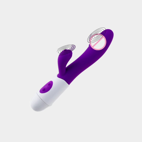 Silicone G Spot gode lapin vibrateur double Vibration 10 vitesses femme vagin Clitoris masseur adulte jouets sexuels pour les femmes
